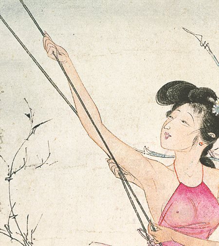 漳浦-胡也佛的仕女画和最知名的金瓶梅秘戏图